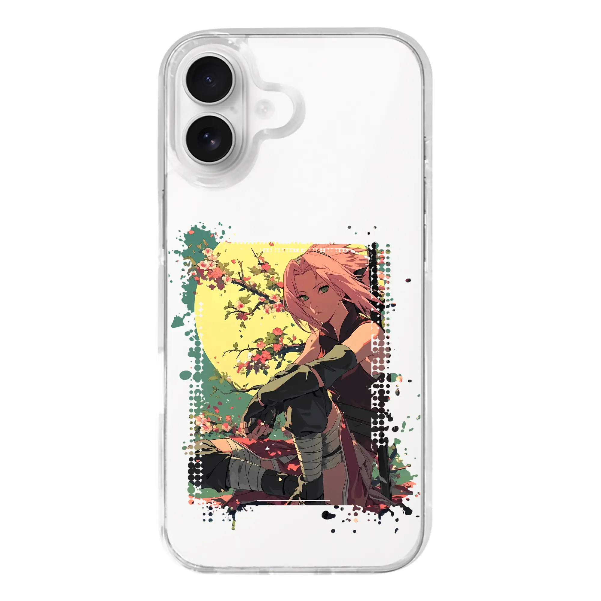 ナルト グッズ はるの さくら - iPhone 17シリーズ 透明スマホケース – 薄型・耐衝撃・精密フィット保護カバー